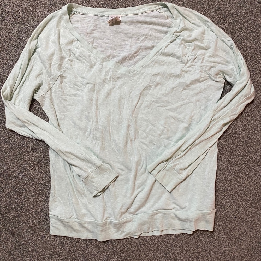 Mint green long sleeve